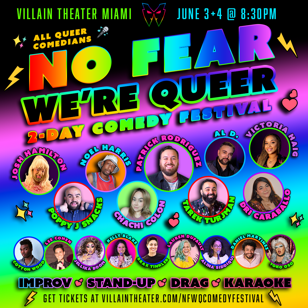 No Fear, We're Queer Comedy Festival Day 1