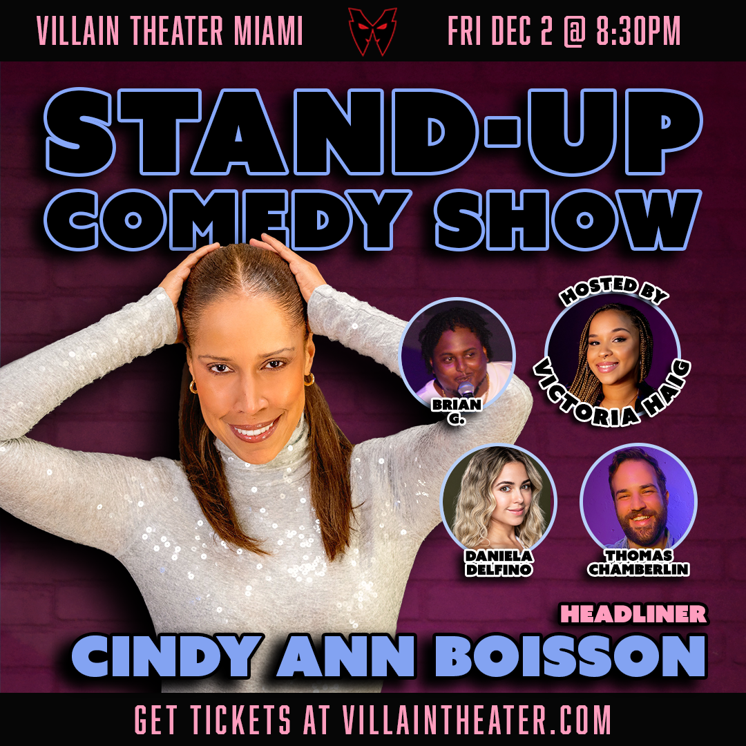 Stand-Up Comedy Show with Cindy-Ann Boisson
