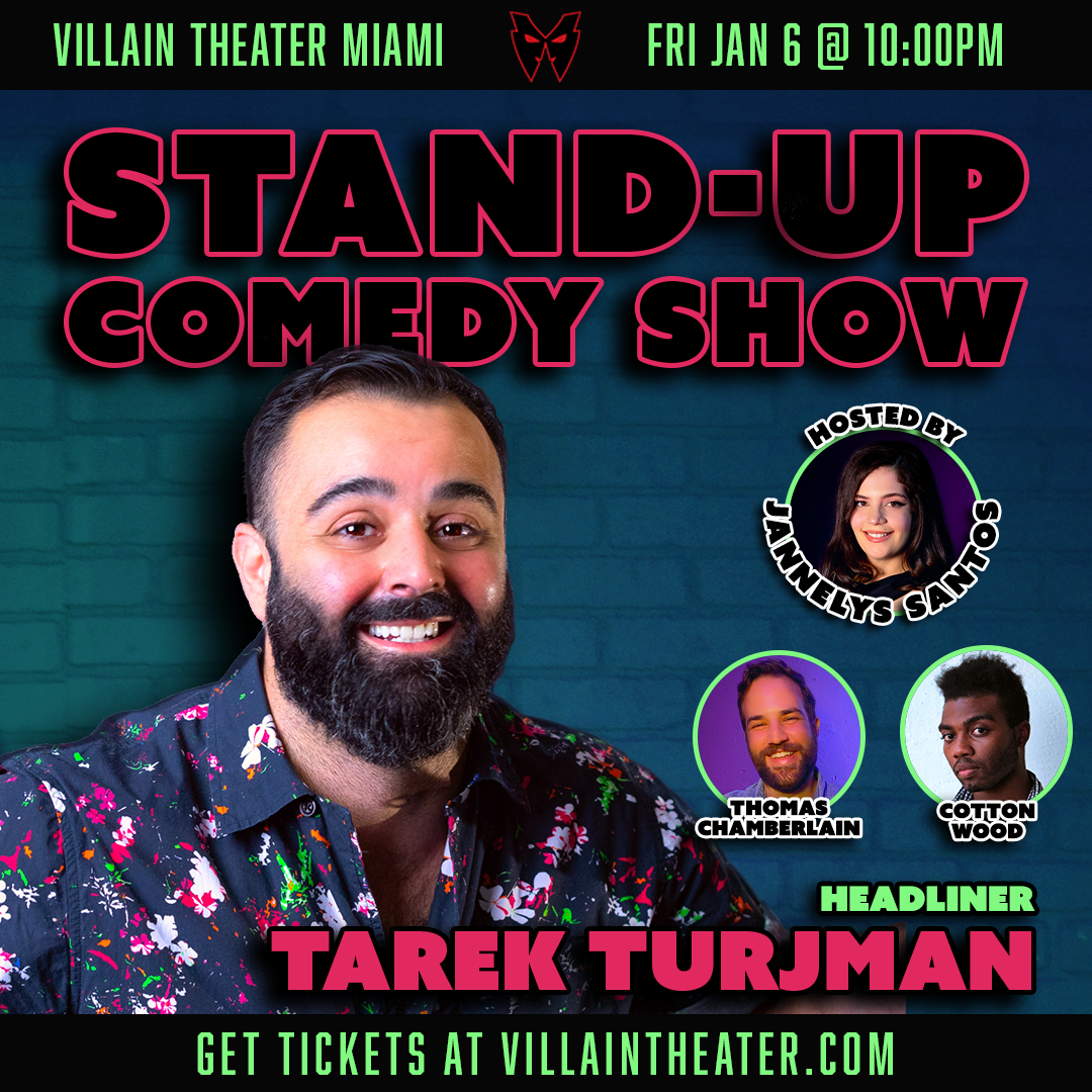 StandUp Comedy Show Tarek Turjman — Villain Theater