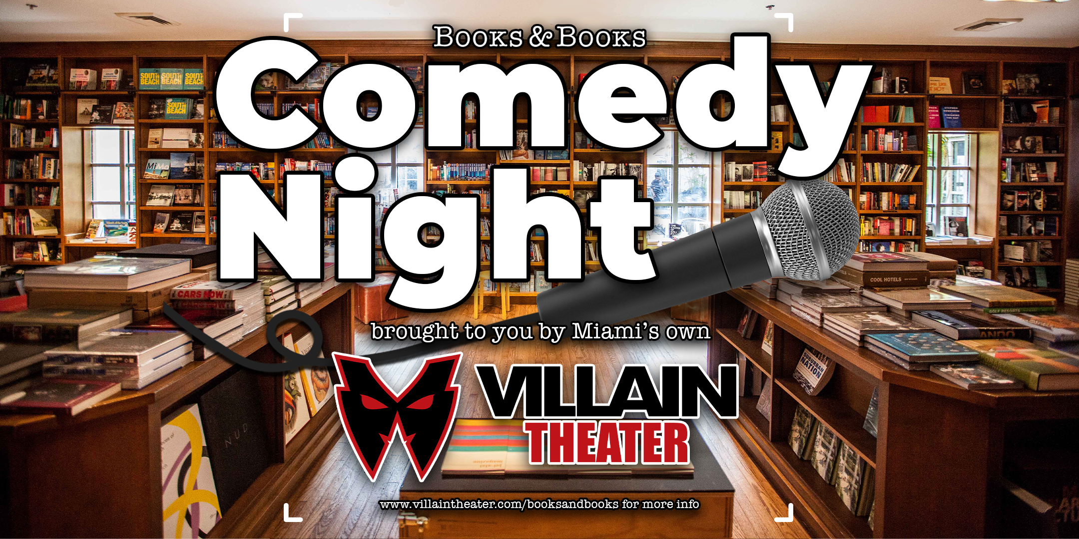 Comedy Night @ Books & Books