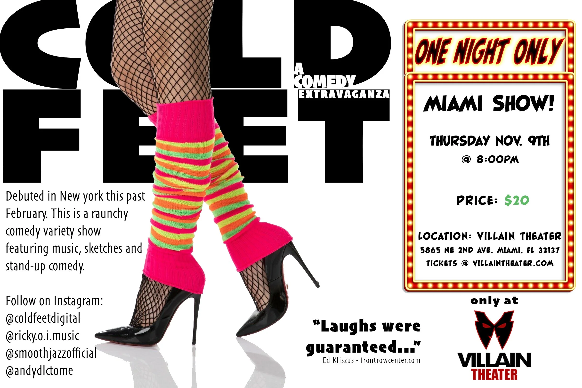 Cold Feet Comedy Variety Show