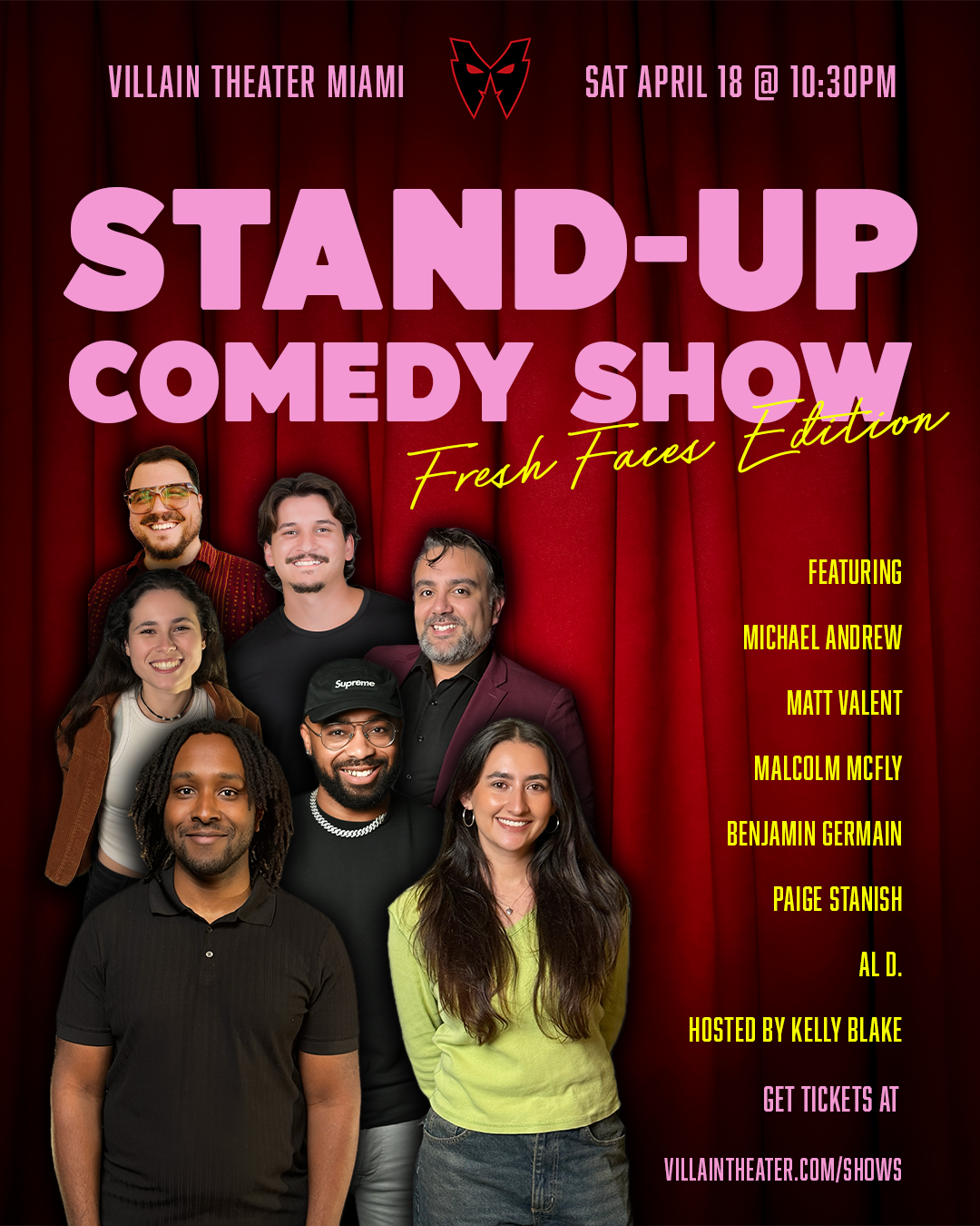 Stand-Up Comedy Show - Fresh Faces Edition