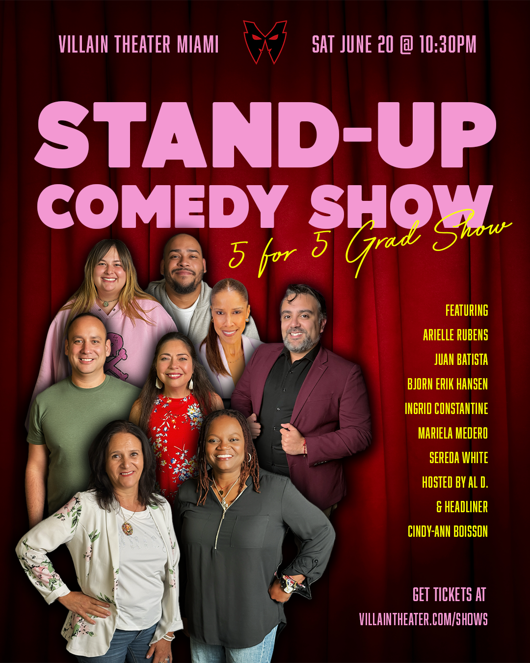 Stand-Up Comedy Show - Five for Five Graduation Showcase