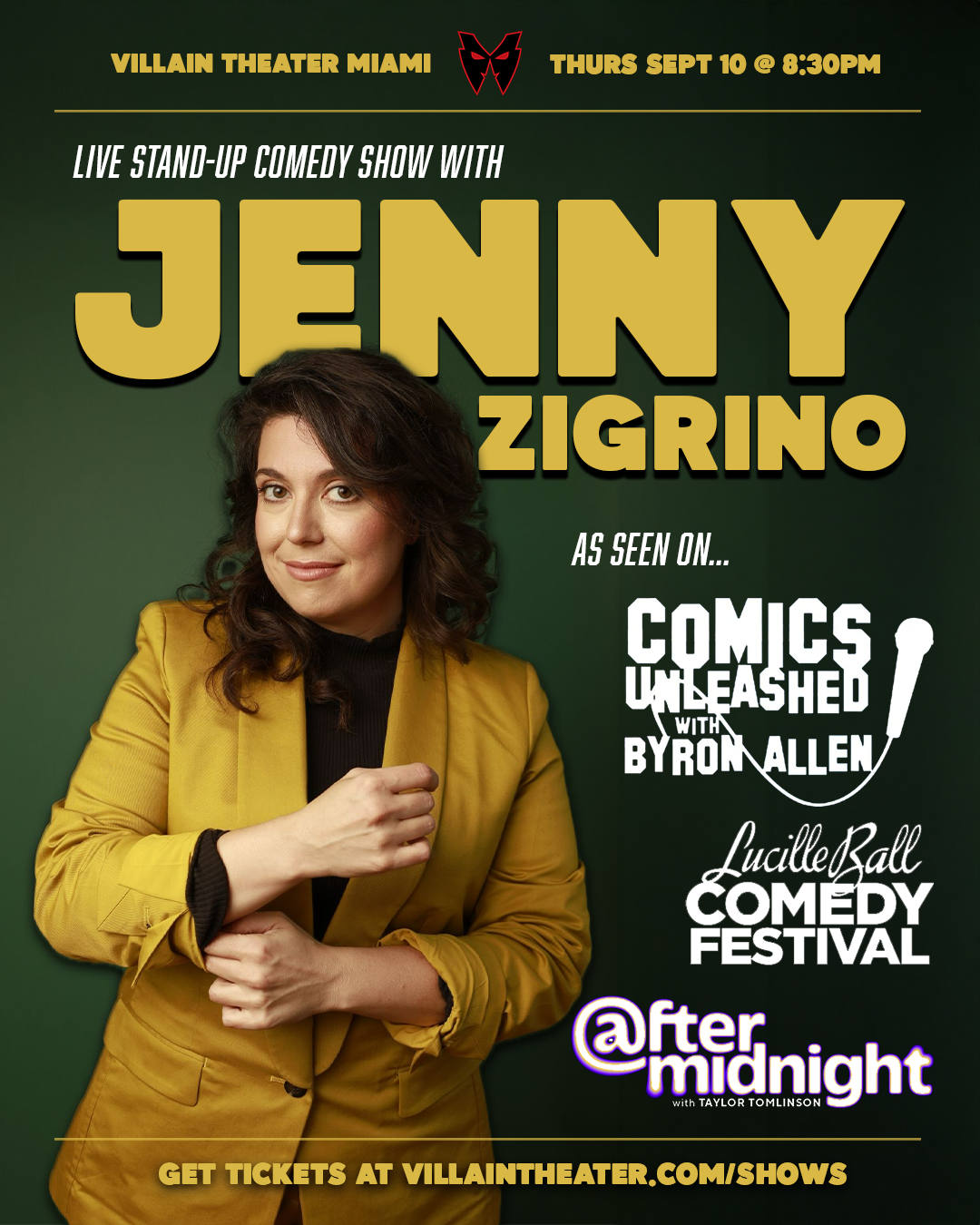 Stand-Up Comedy Show with Jenny Zigrino