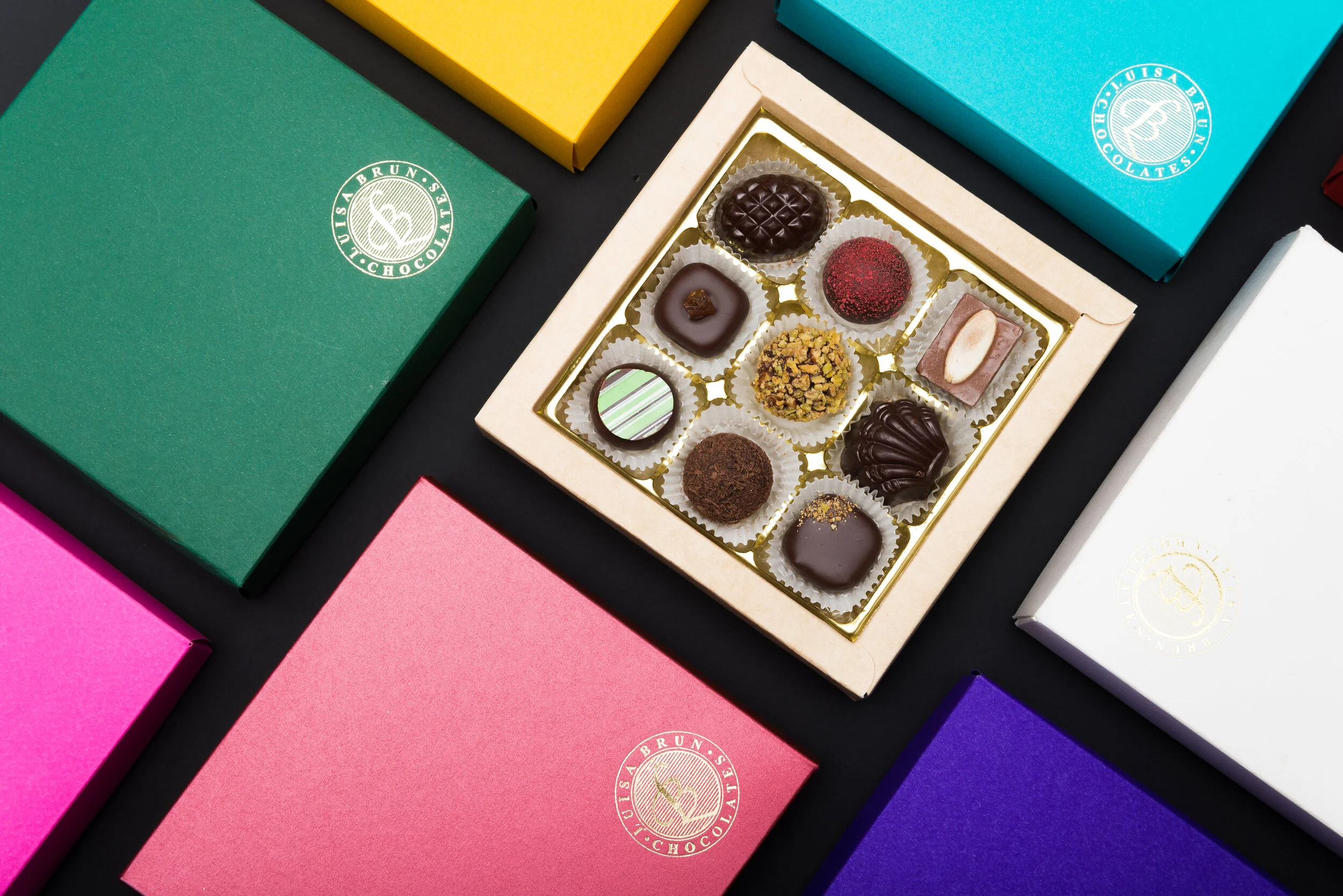 Caja Luisa Brun x 9 Chocolates