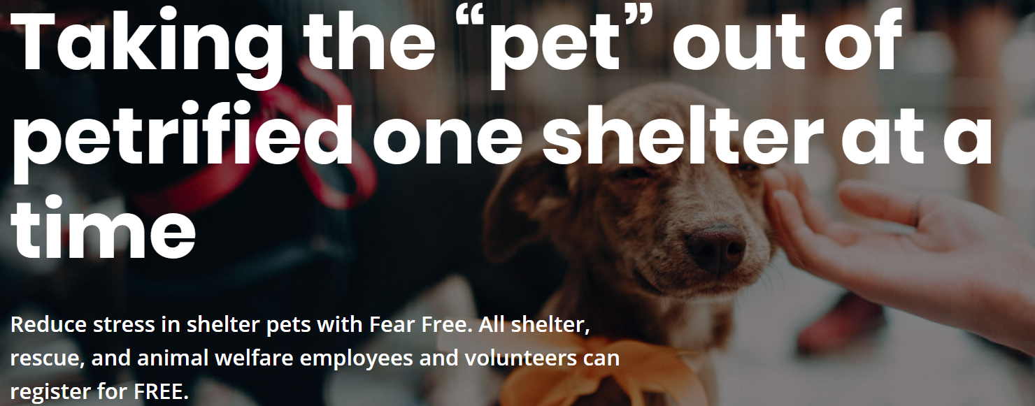 Fear Free Shelter Program — Sonoma Community Animal Response Team