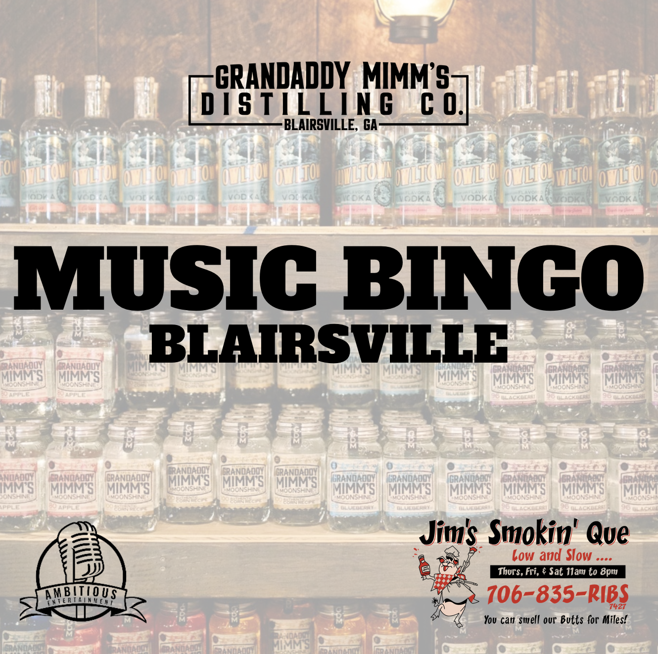 MUSIC BINGO: BLAIRSVILLE