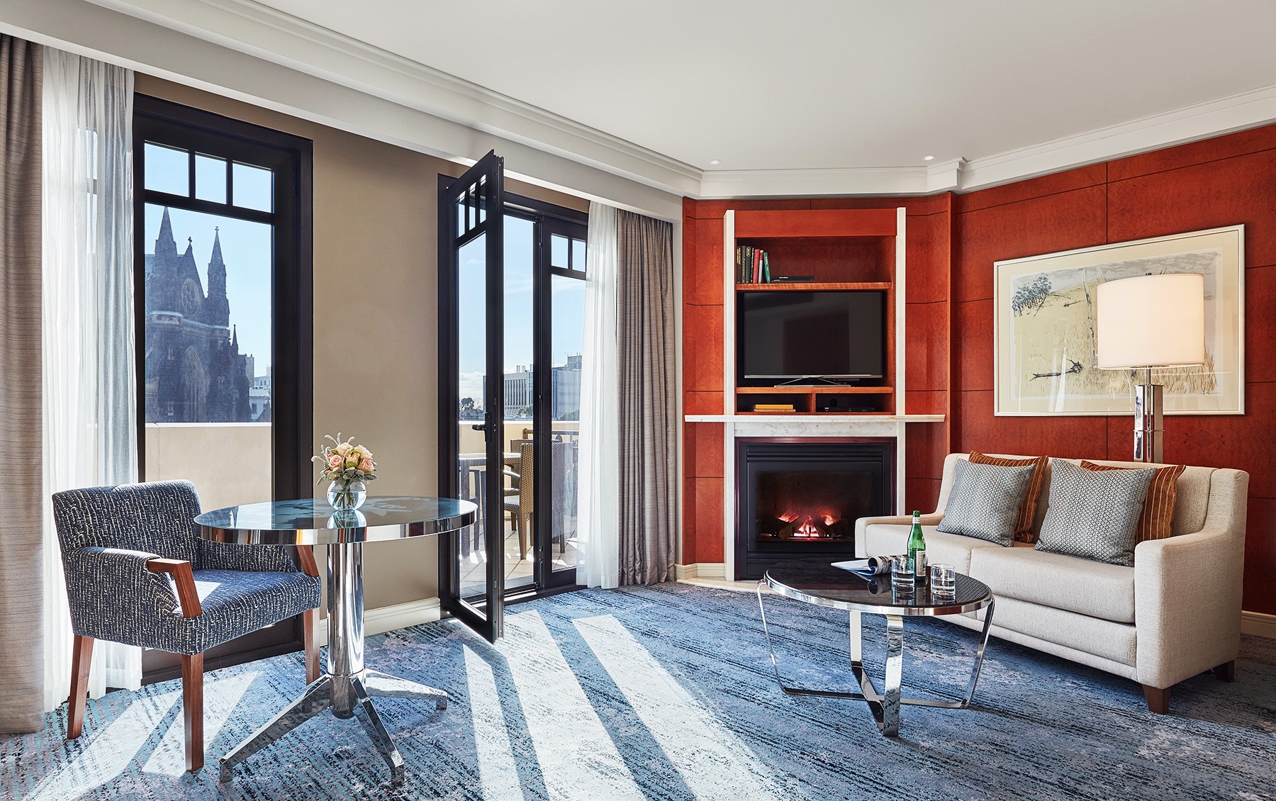 Living Room in Terrace Suite at Park Hyatt Melbourne hotel