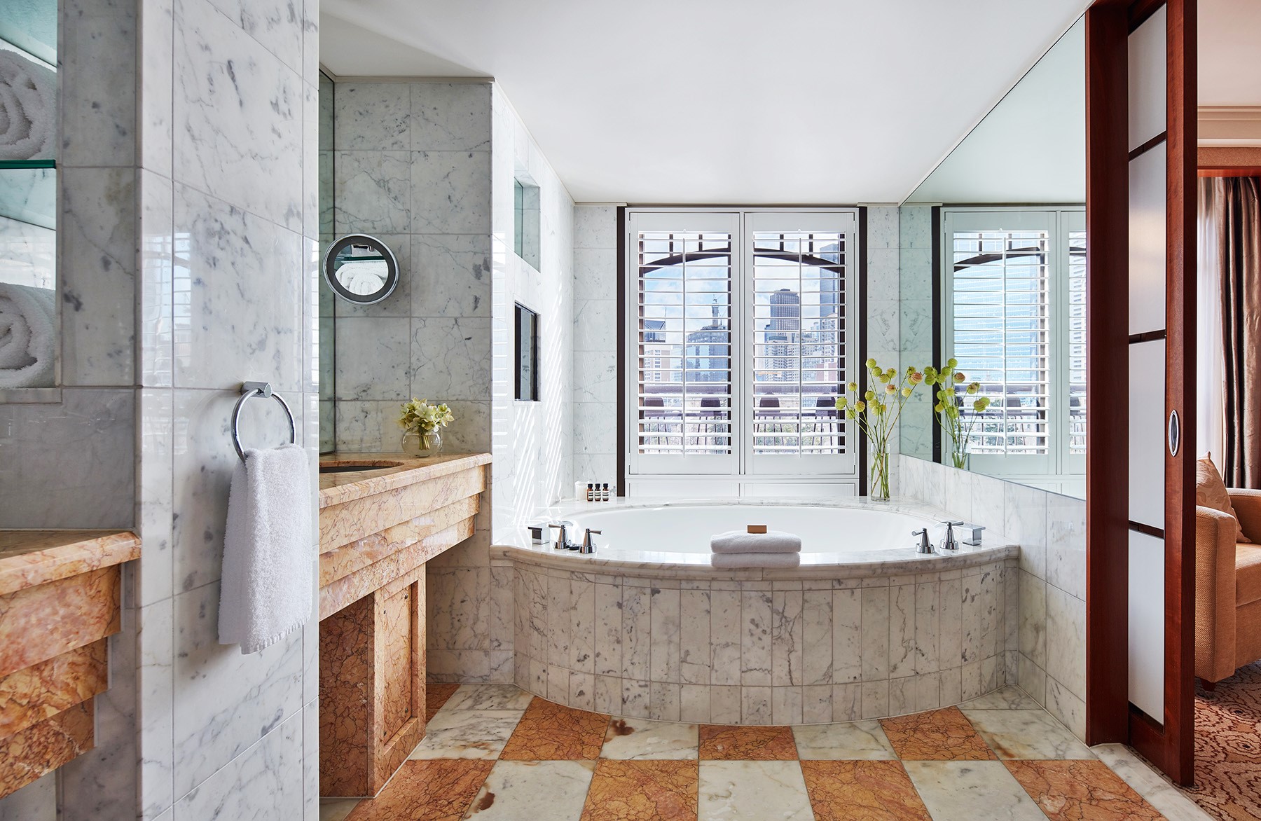 Bathroom in Ambassador Suite at Park Hyatt Melbourne hotel