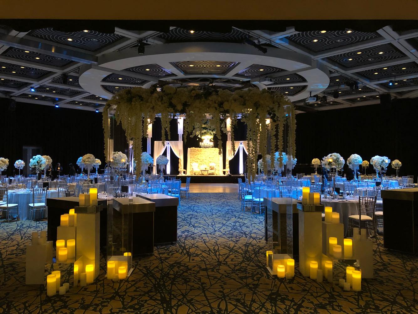 Wedding reception in Grand Ballroom at Hyatt Regency Perth