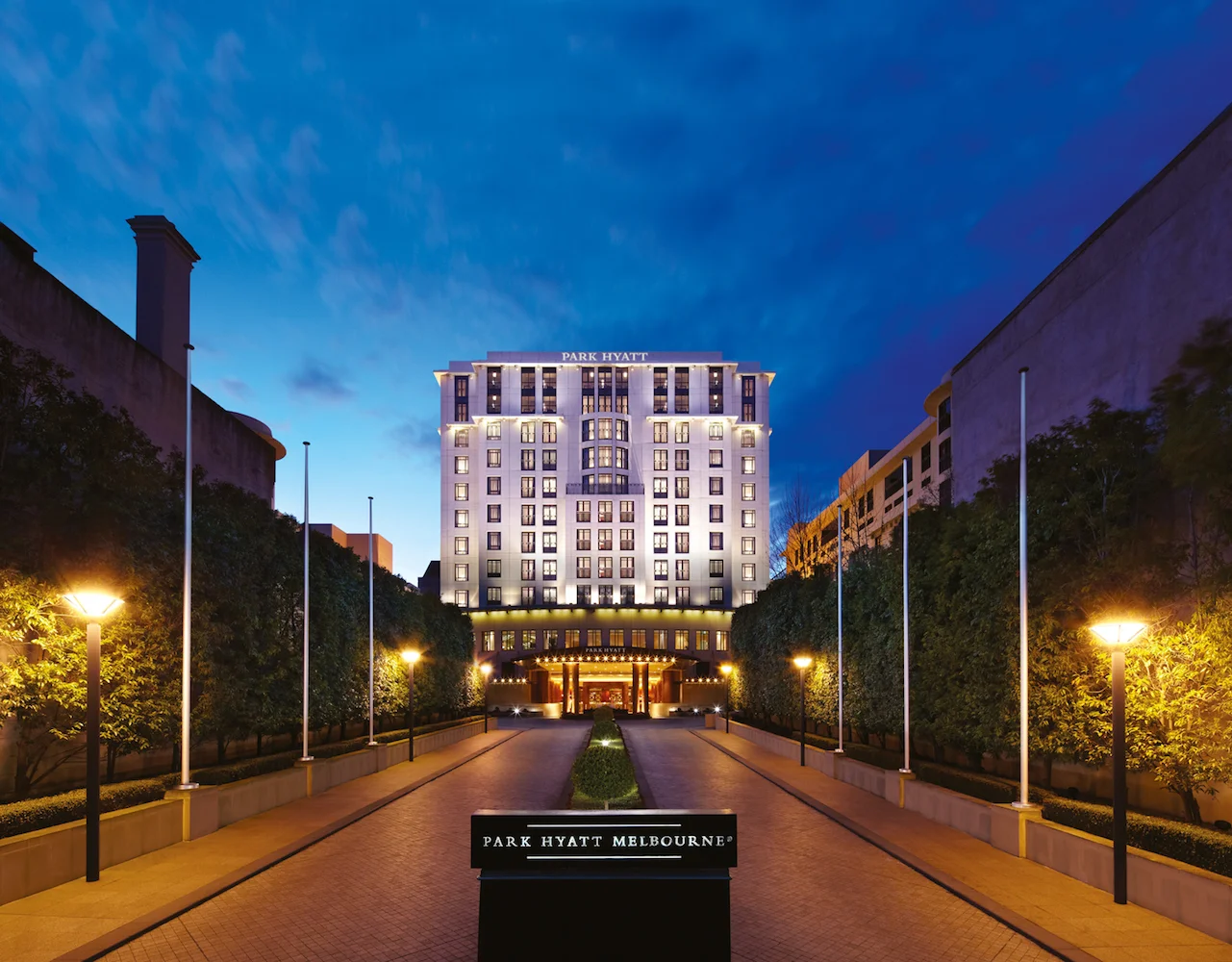 Iconic Driveway at Park Hyatt Melbourne hotel