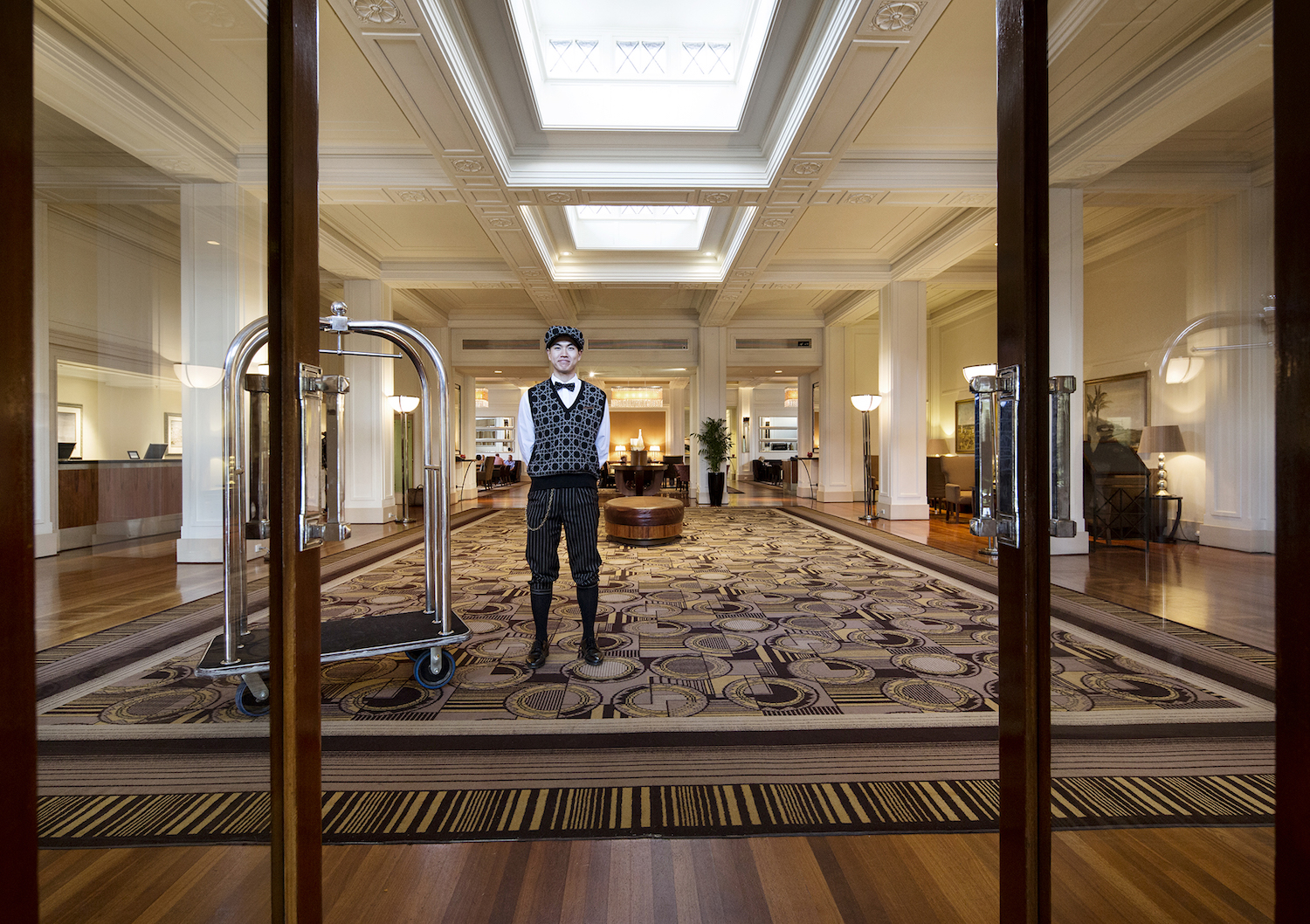 Lobby at Hyatt Hotel Canberra