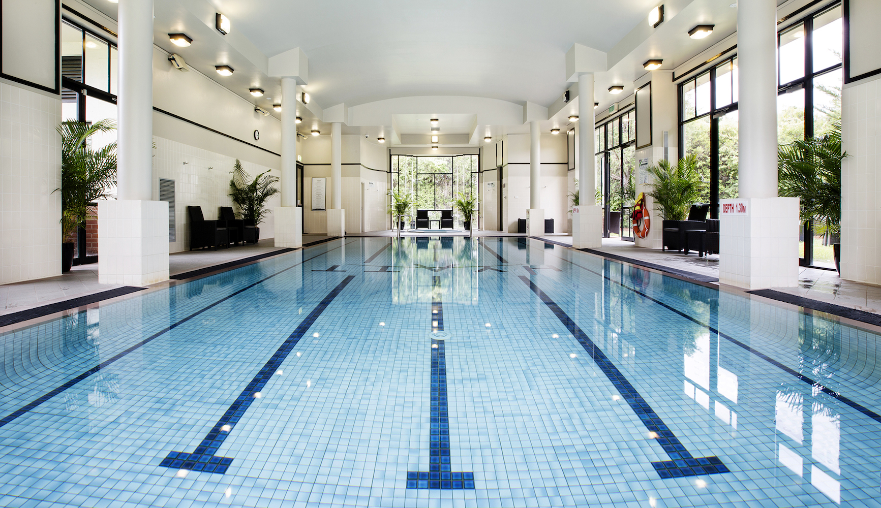 Indoor pool at Hyatt Hotel Canberra