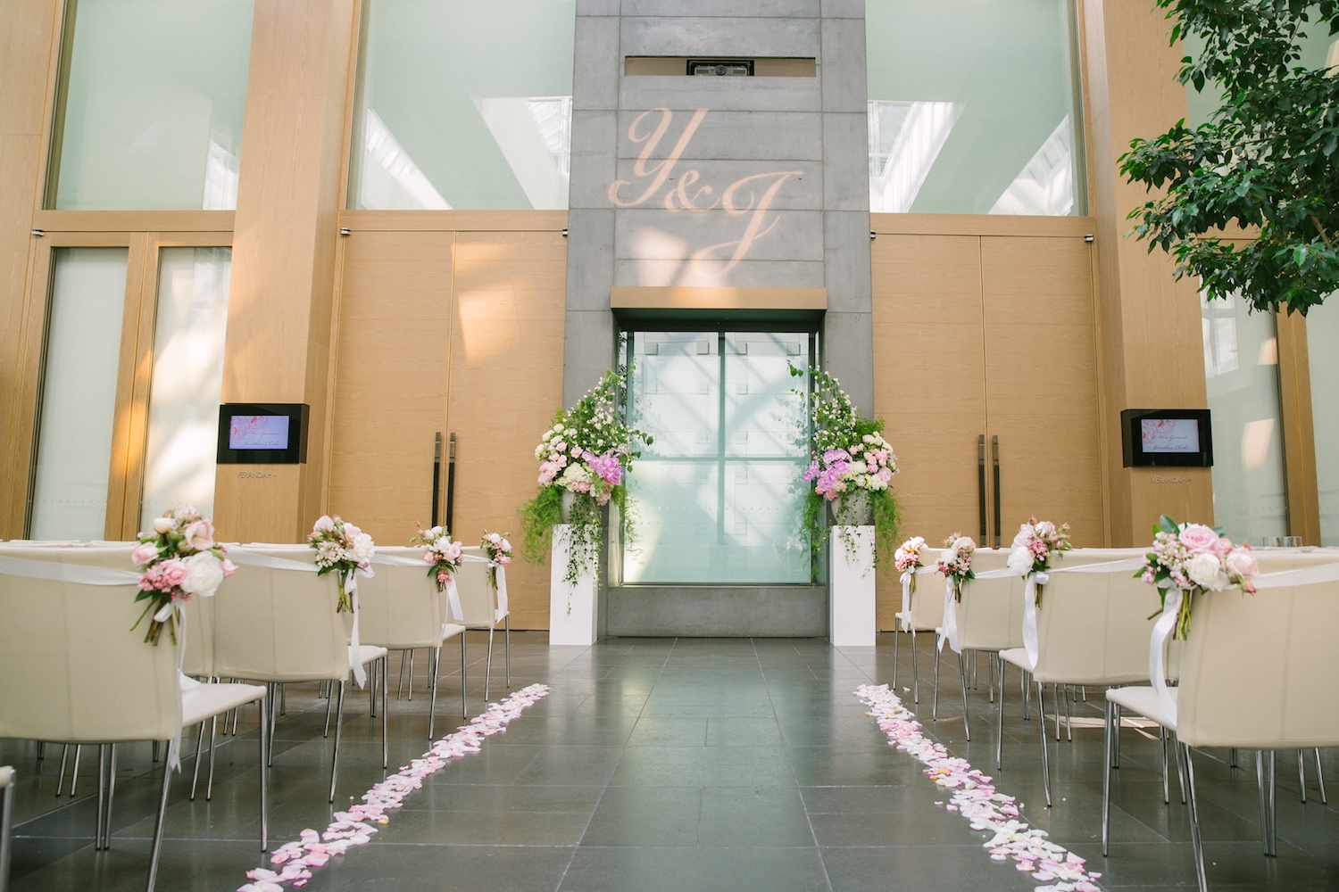 Wedding ceremony at the Residence, Grand Hyatt Melbourne