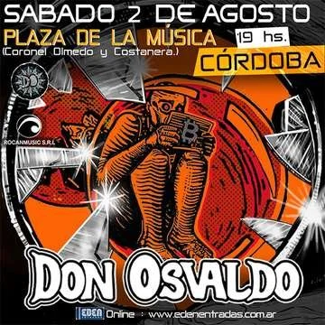 Don Osvaldo en Plaza de la música