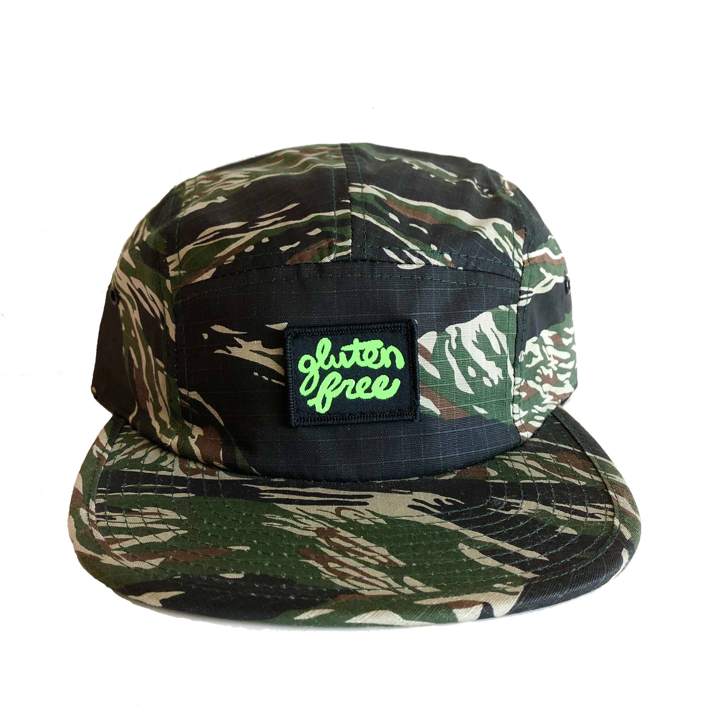 Gluten Free Tiger Camo Camp Cap 