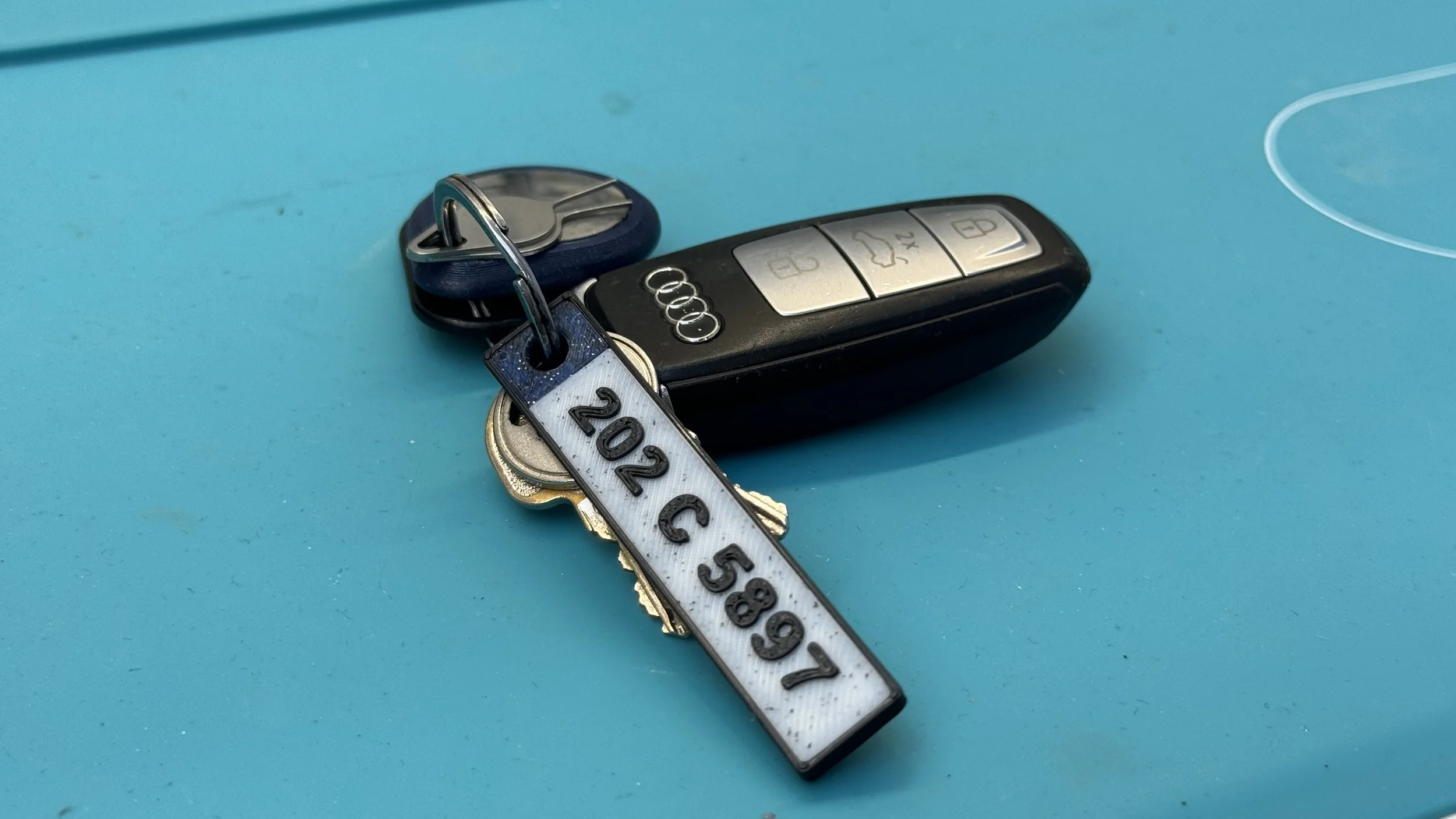 SONZE Custo Nuber Plate Keychain with Nae, Logo, Foto - Double sided Personalised UK License SONZE Custo Nuber Plate Keychain with Nae, Logo, Foto - Double sided Personalised UK License