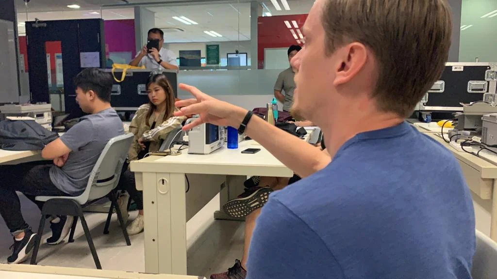 Young engineers working on next-gen wearables for Heart Rate