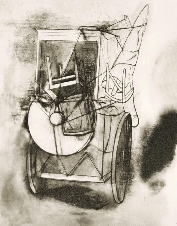 Rituell ferd , 1984, 150 x 120 cm. Museet for samtidskunst