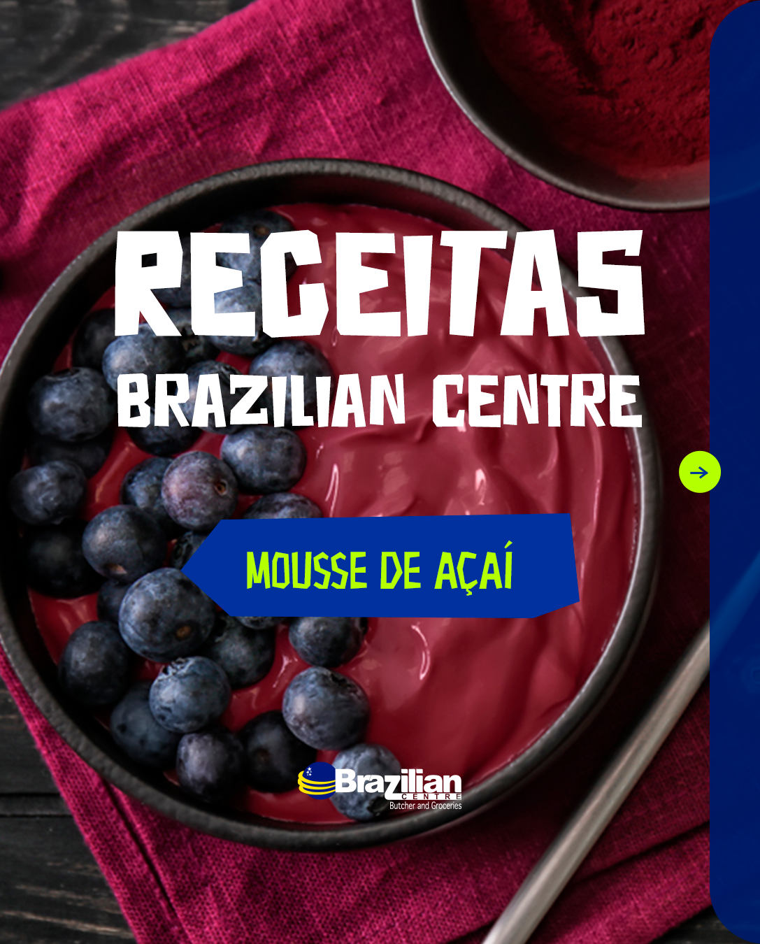 Mousse de Açaí - Receitas BC  