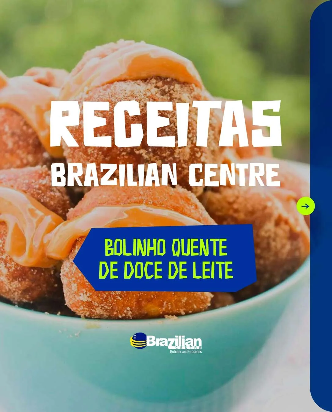 Bolinho quente de doce de leite - Receitas BC 