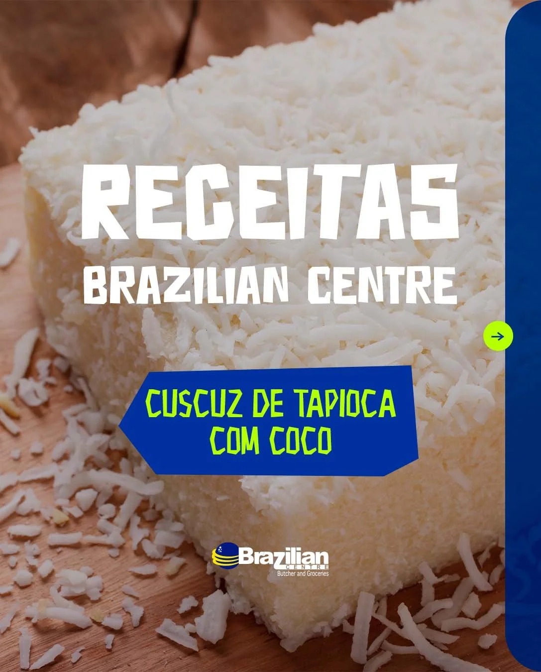 Cuscuz de Tapioca - Receitas BC 