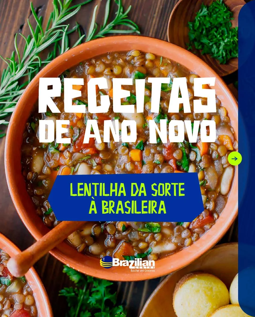 Lentilha da sorte à brasileira - Receitas BC   