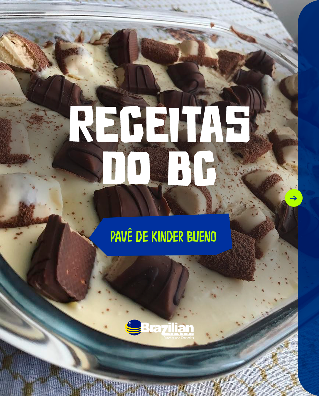 Pavê Kinder Bueno - Receitas BC  