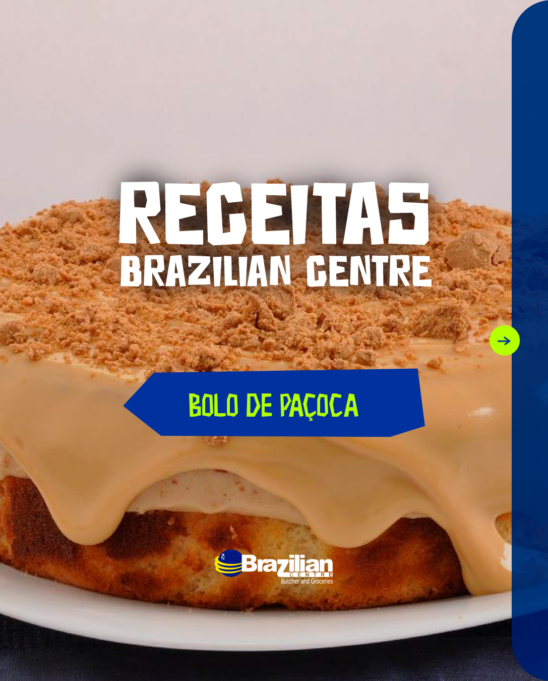 Bolo de Paçoca - Receitas BC