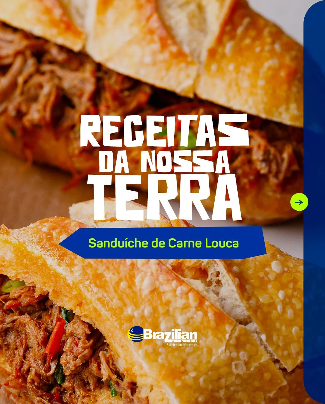 Sanduiche carne louca - Receitas BC   