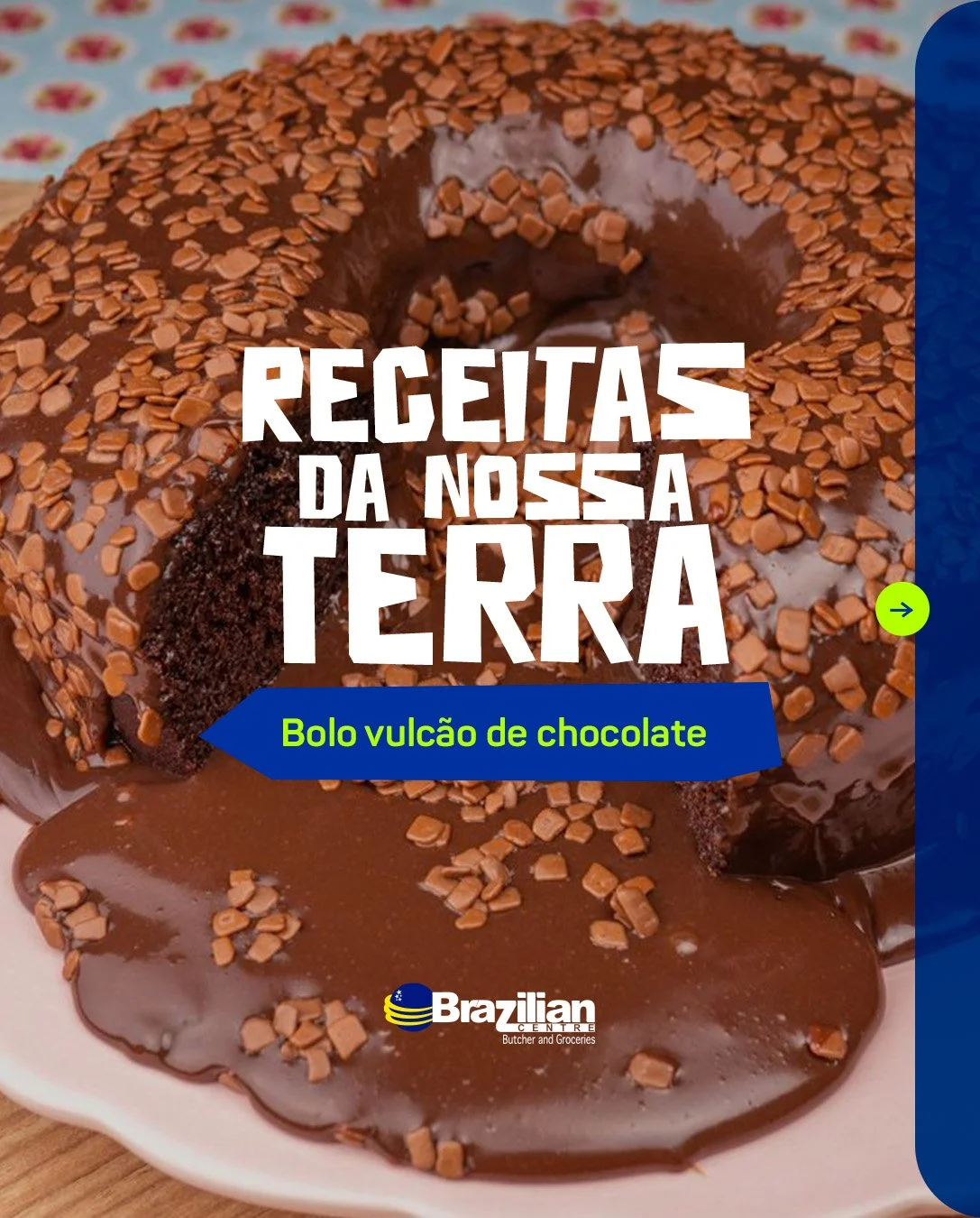 Bolo Vulc o De Chocolate Receitas BC Brazilian Centre UK Ltd