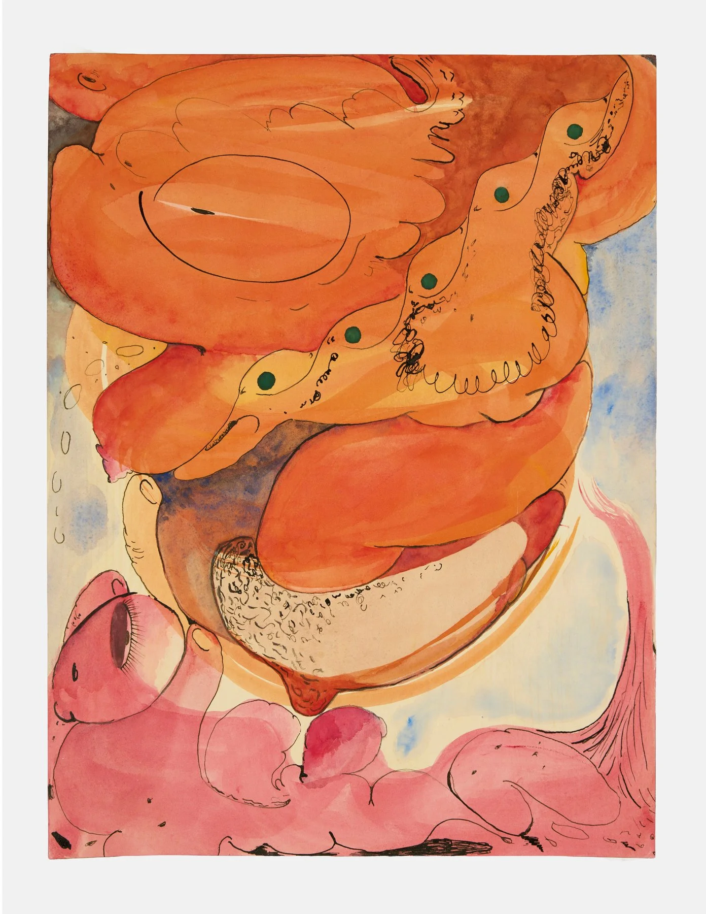  Untitled 202026, 2026   gouache and ink on paper  41 × 31 cm  photograph by Andrew Sikorski 