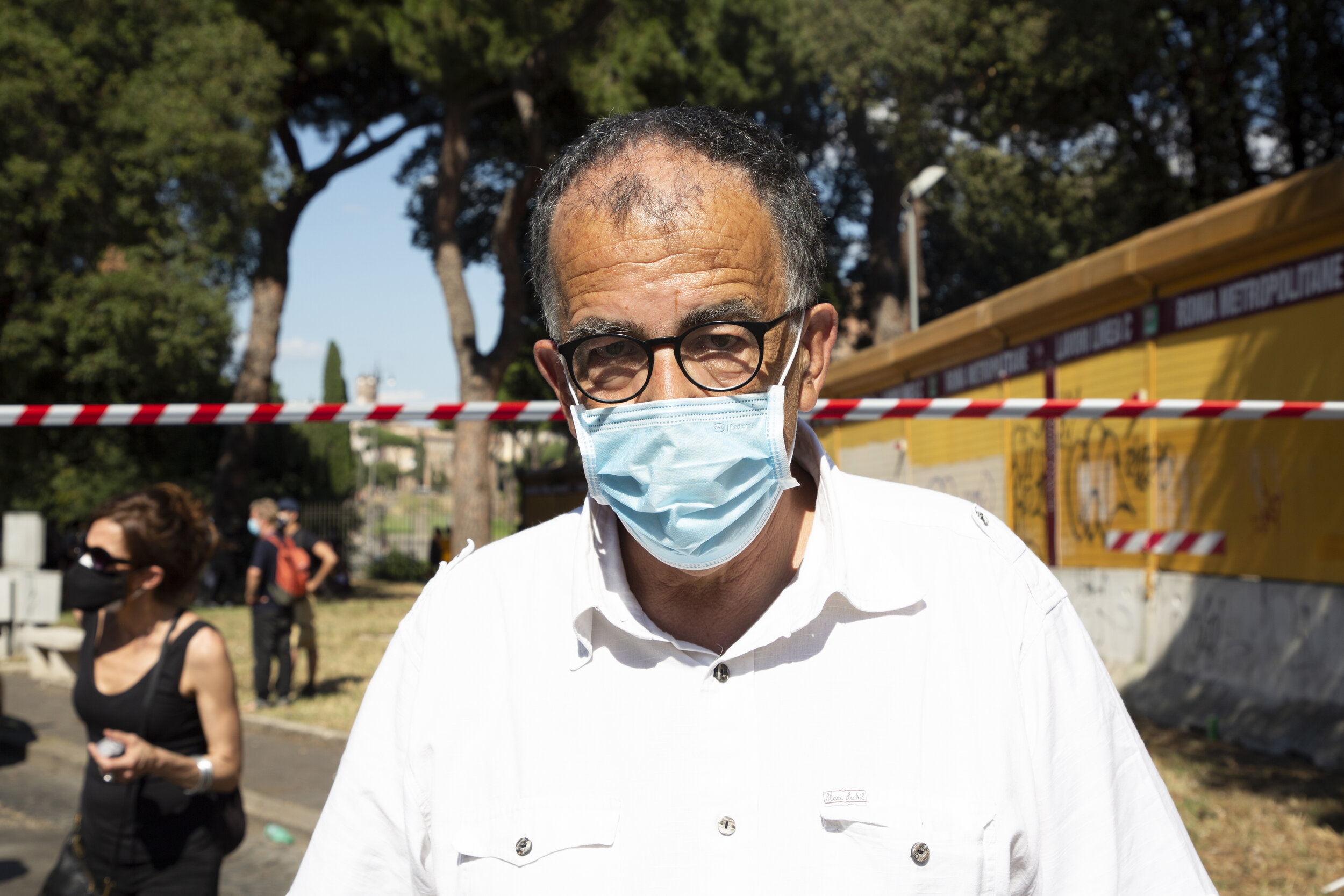  Senator Sandro Ruotolo, a veteran journalist who has been under police protection since 2015 because of threats from the Camorra due to his investigations, is seen in Rome on July 5, 2020. He says it was clear malpractices linked to the ongoing regu