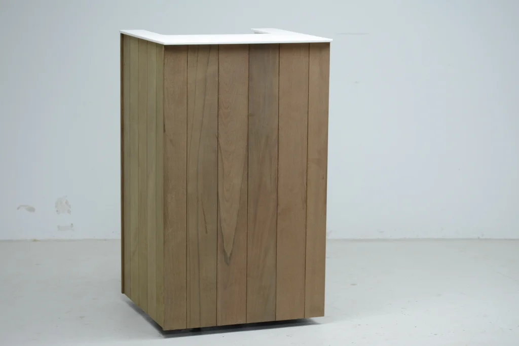 202-POS - Host - 1 x 6 T&G Vertical - White Solid Surface - Front.jpg