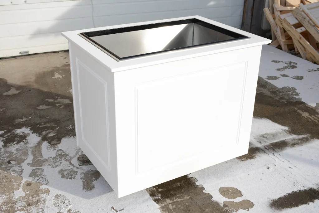 Ice Caddy - White ST - Routed F&P Smooth Insert - Front & Side.jpg