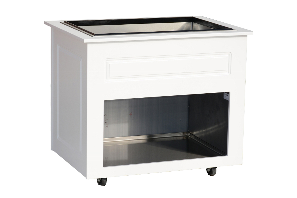 Mobile Ice Caddy Front White