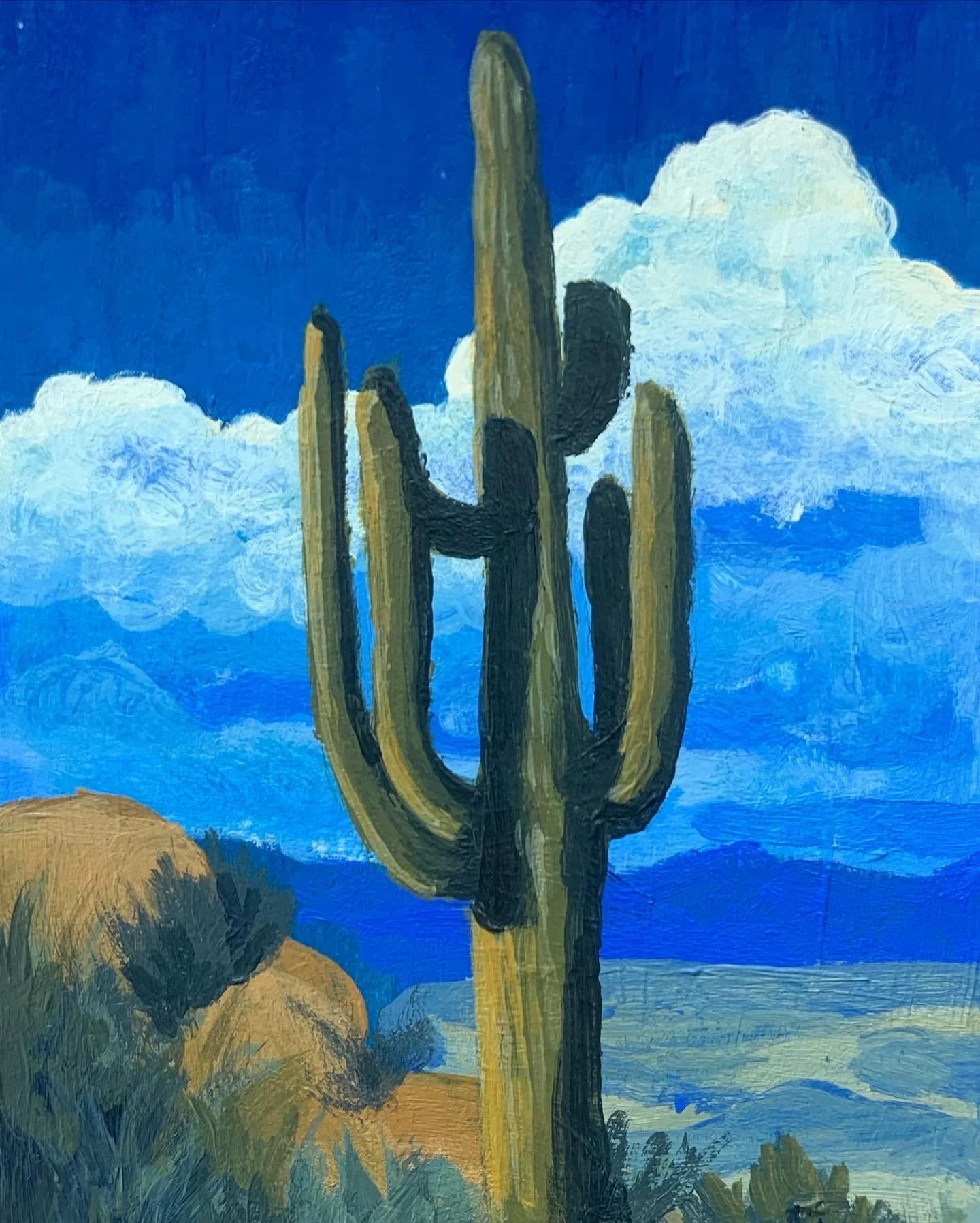 Cactus Painting