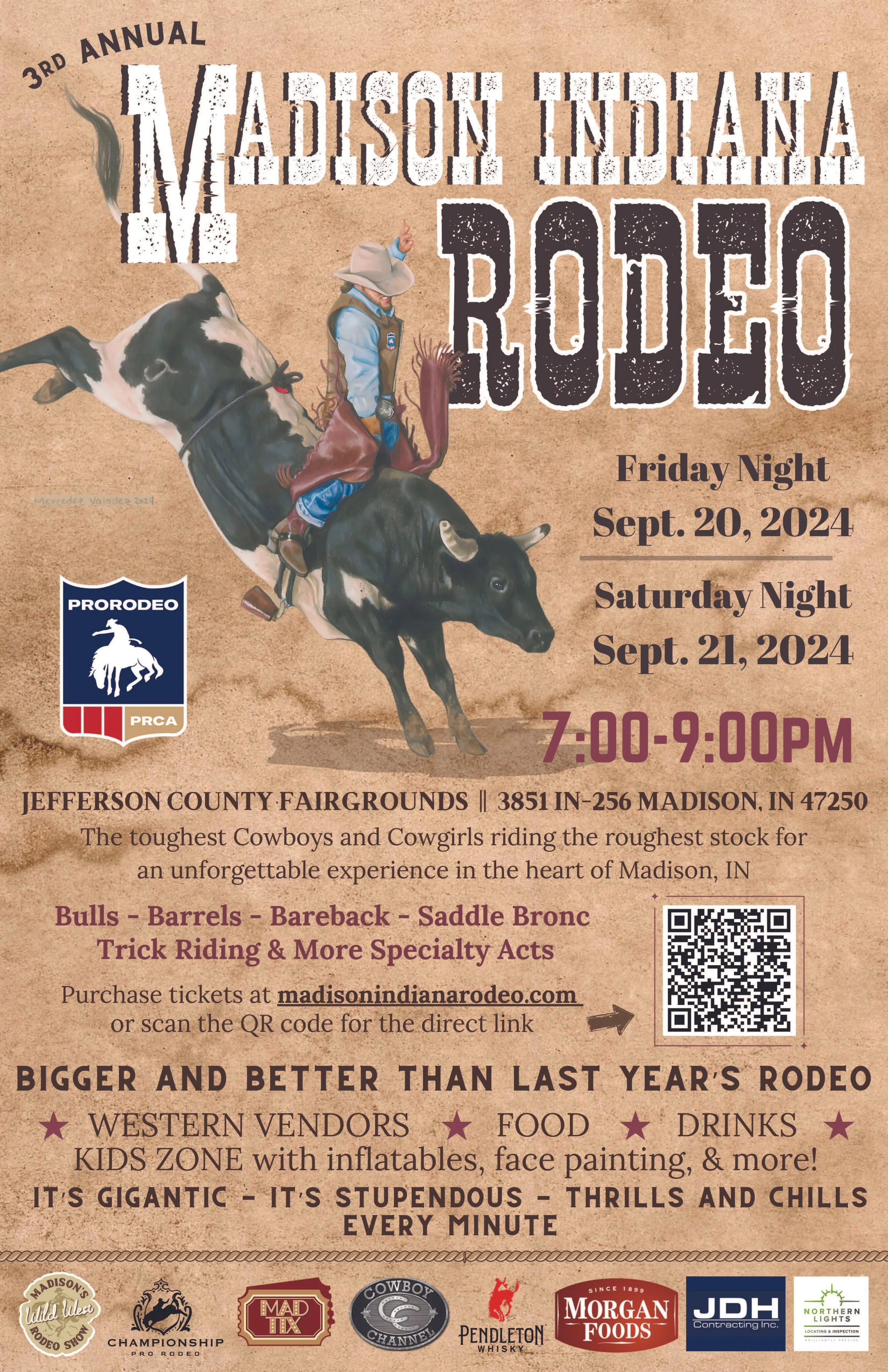 Madison Indiana Rodeo — Art by Mercedez