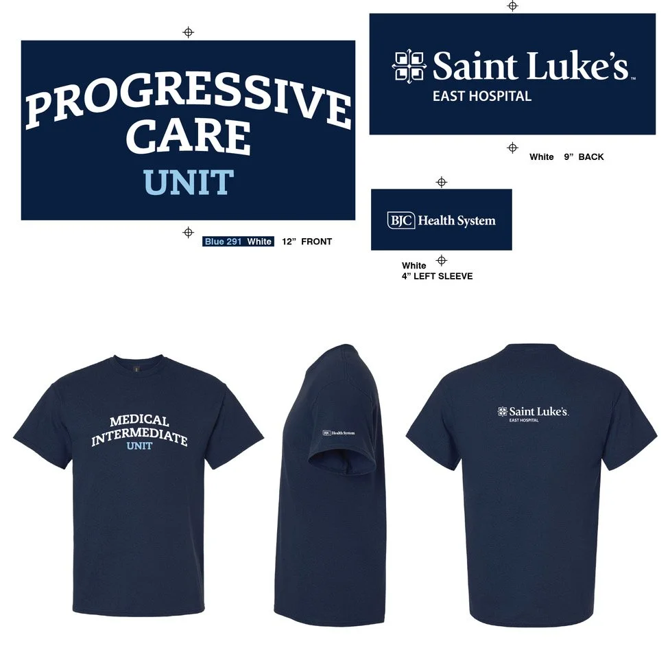 St. Luke's Progressive Care Unit tees.jpeg