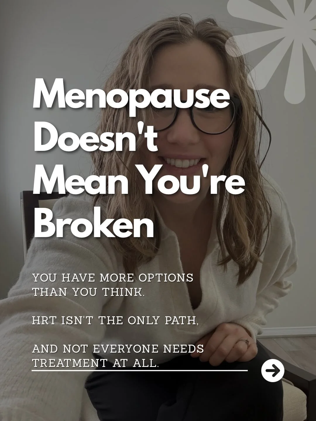 Might be unpopular opinion in the online space but: HRT isn&rsquo;t your only option, and not every woman even needs treatment. Perimenopause and menopause are natural biological transitions, not a medical emergency.

But let&rsquo;s be real. For som