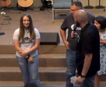 Roslynn Bowman came forward to announce she wishes to be Baptized and be obedient to Jesus. We are overjoyed by your decision, Roslynn!