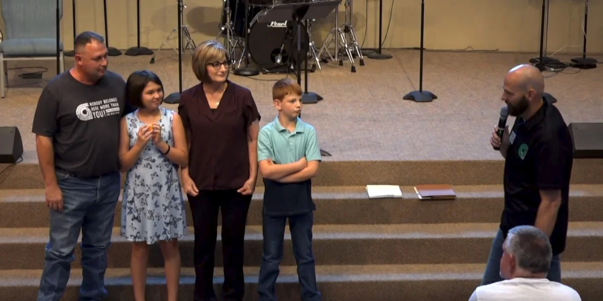 Zara Green put her faith and trust in Jesus during Vacation Bible School. She is going to come and be baptized. Her grandpa actually put her name in the WHO’S YOUR ONE HOPPER and now she has trusted Jesus. You family has prayed for you and we are praying for you.