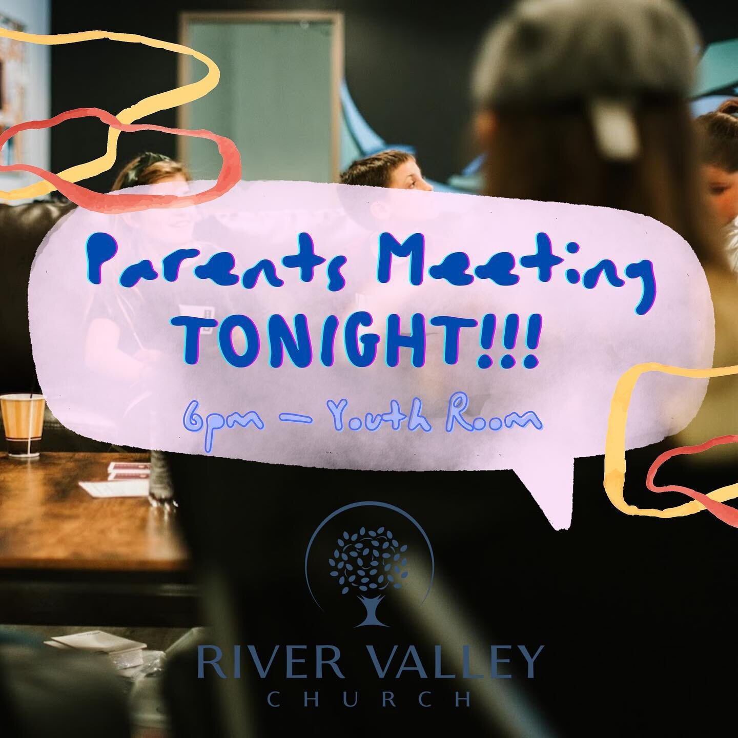 ‼️🔔 Calling all PaReNtS!! Tonight @ RVC. We can&rsquo;t wait to connect with you! &ldquo;The people we lean on, shape the perspective we see from.&rdquo;