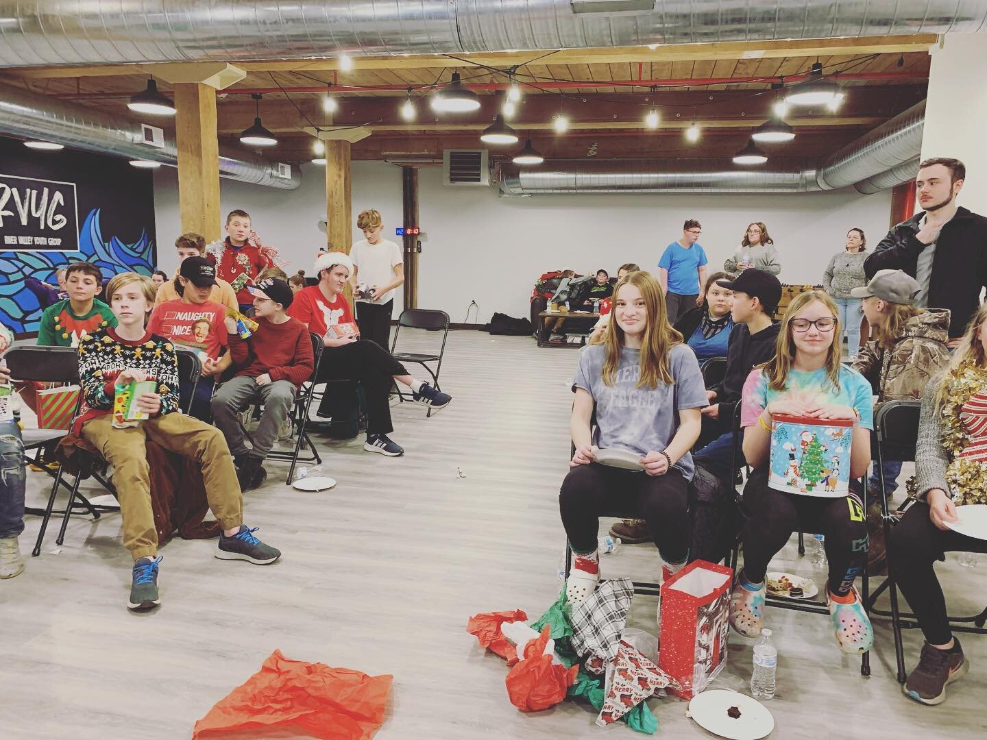 Some fun photos of our annual Christmas Party! The teens wore their ugliest Christmas attire, participated in a white elephant gift exchange, played some fun games, and had fun unwrapping over 800ft of plastic wrap 😂 We will see you guys in the New 