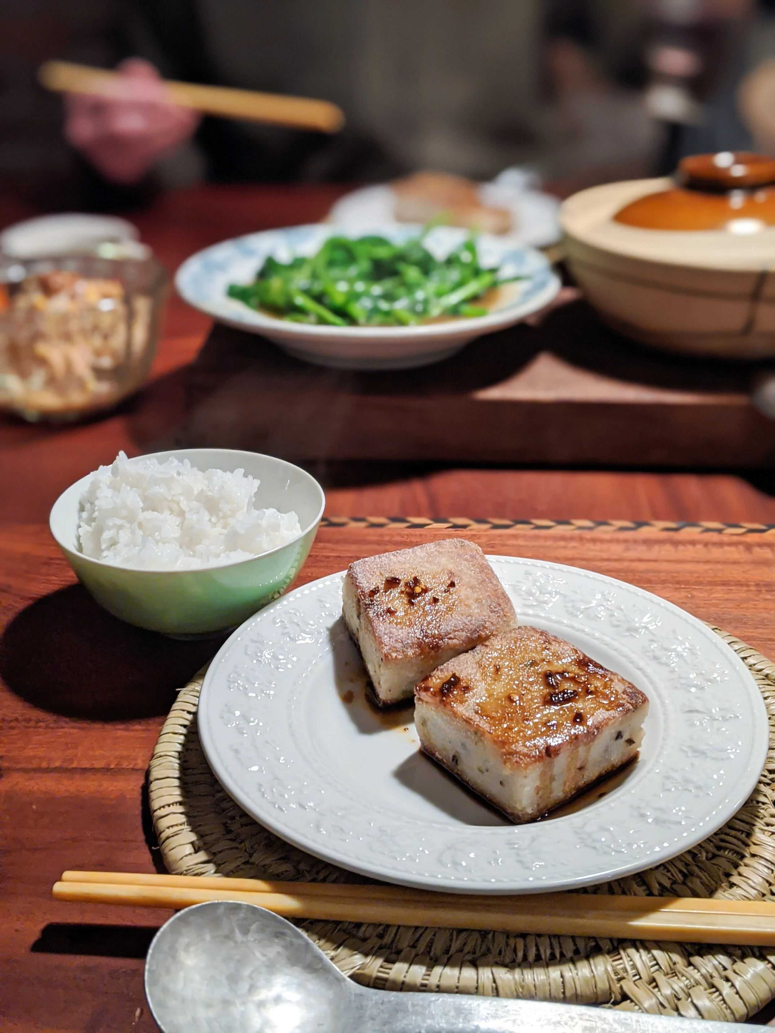 Lo Bak Go "Radish Cake" by Adrian Chang  (@mykitsunecafe)