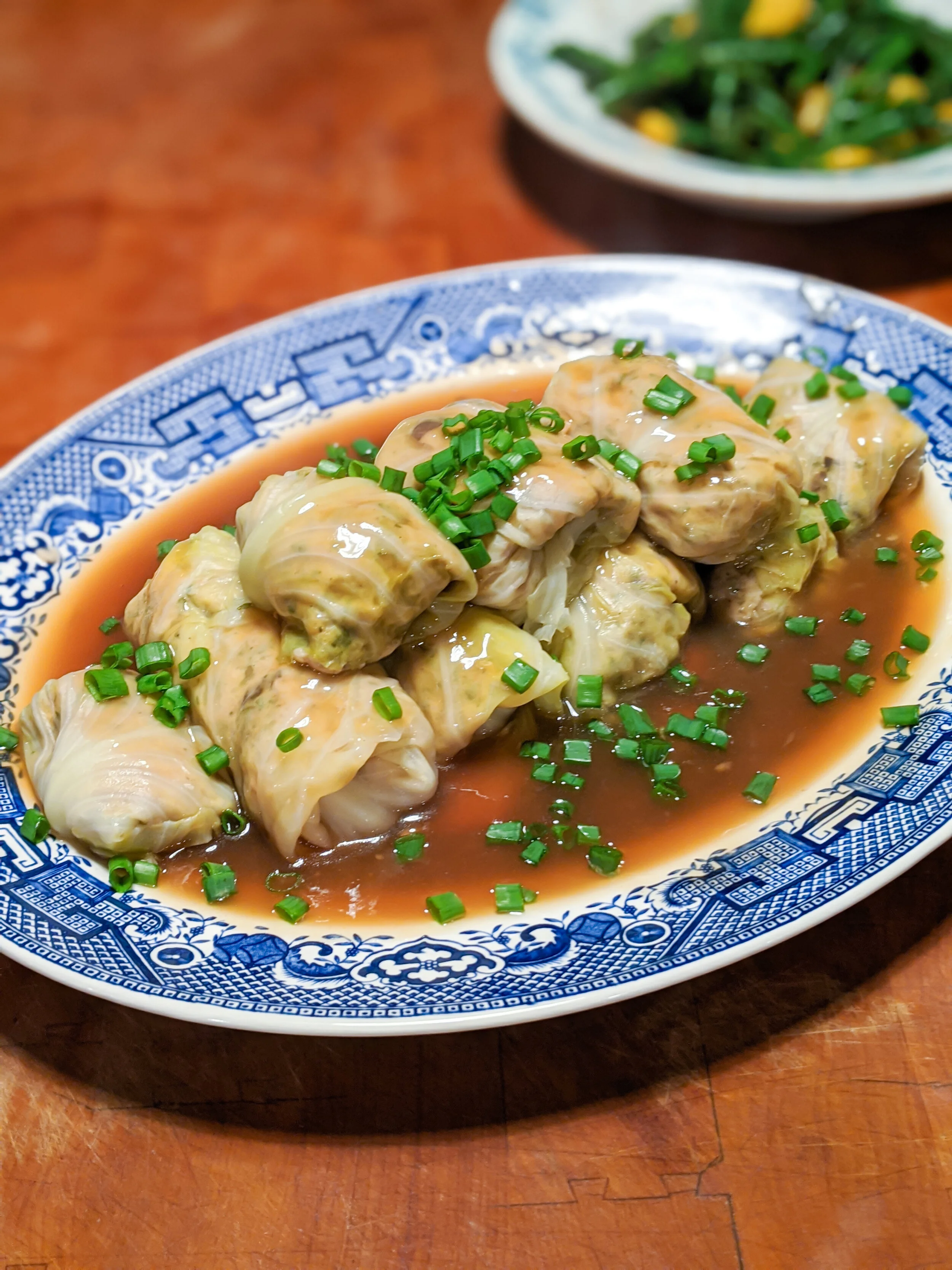 Steamed Chinese Cabbage Rolls Recipe from Adrian Chang  (@mykitsunecafe)