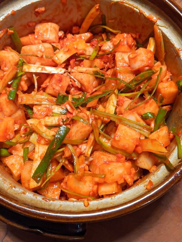 Kkakdugi-Kimchi Daikon Recipe from Adrian Chang (@mykitsuncafe)