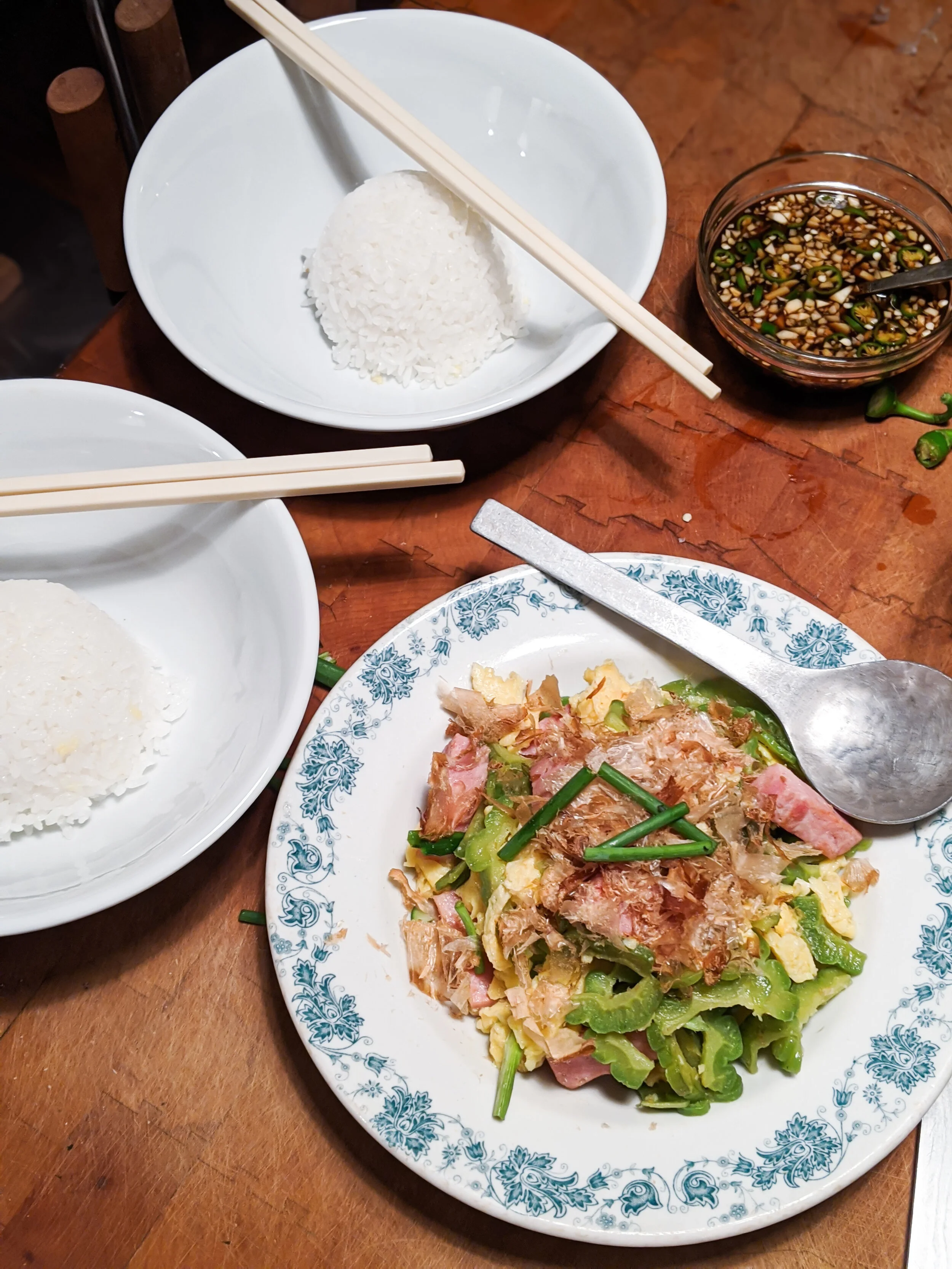 Goya Champuru by Adrian Chang (@mykitsunecafe)