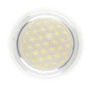 Gold Flower of Life, burned into many Nature’s Design’s products.