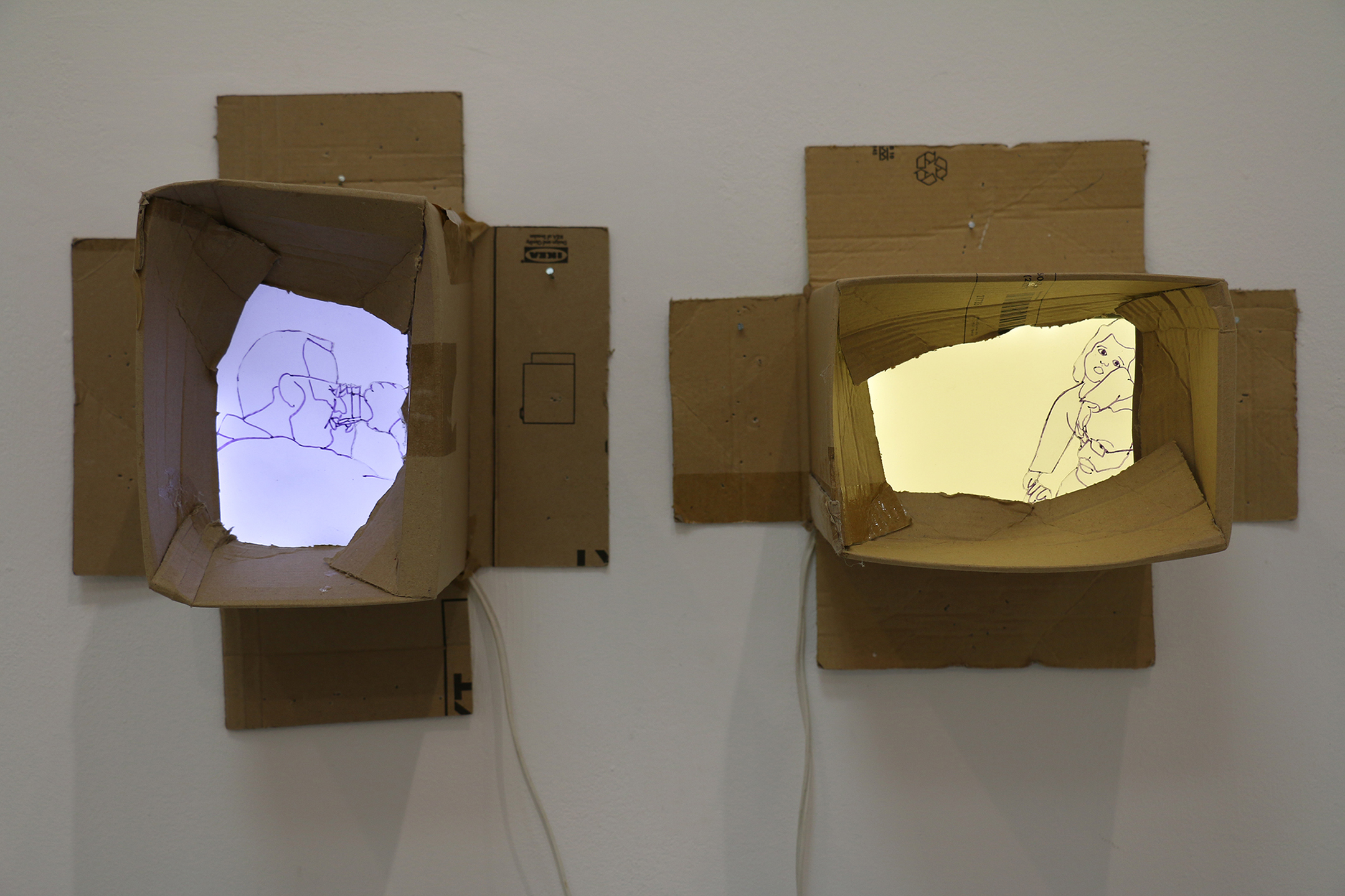 untitled,2015, light boxes mixed media, each one 26x31 cm.jpg